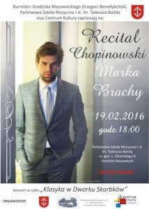 Recital chopinowski w wykonaiu Marka Brachy